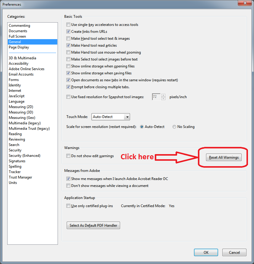 Reader Settings